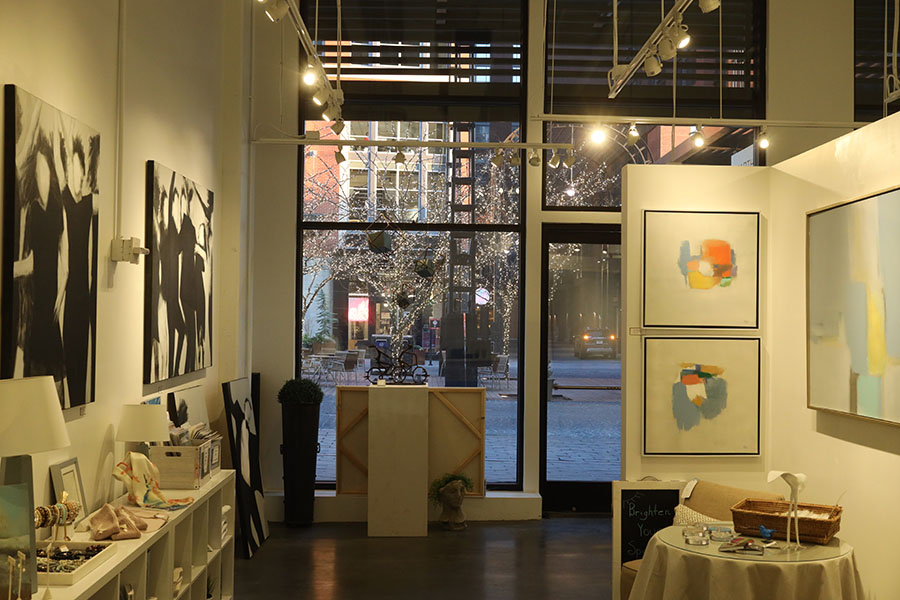 View From Inside a Modern Art Gallery